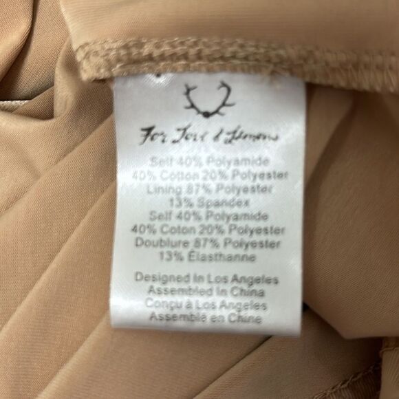 FOR LOVE AND LEMONS San Marcos Backless Mini Dress Red Lace Nude Mesh - Picture 8 of 8